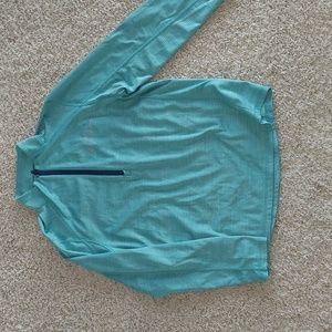 VINEYARD VINES SANKATY performance 1/2 zip polo shirt m logo on back M